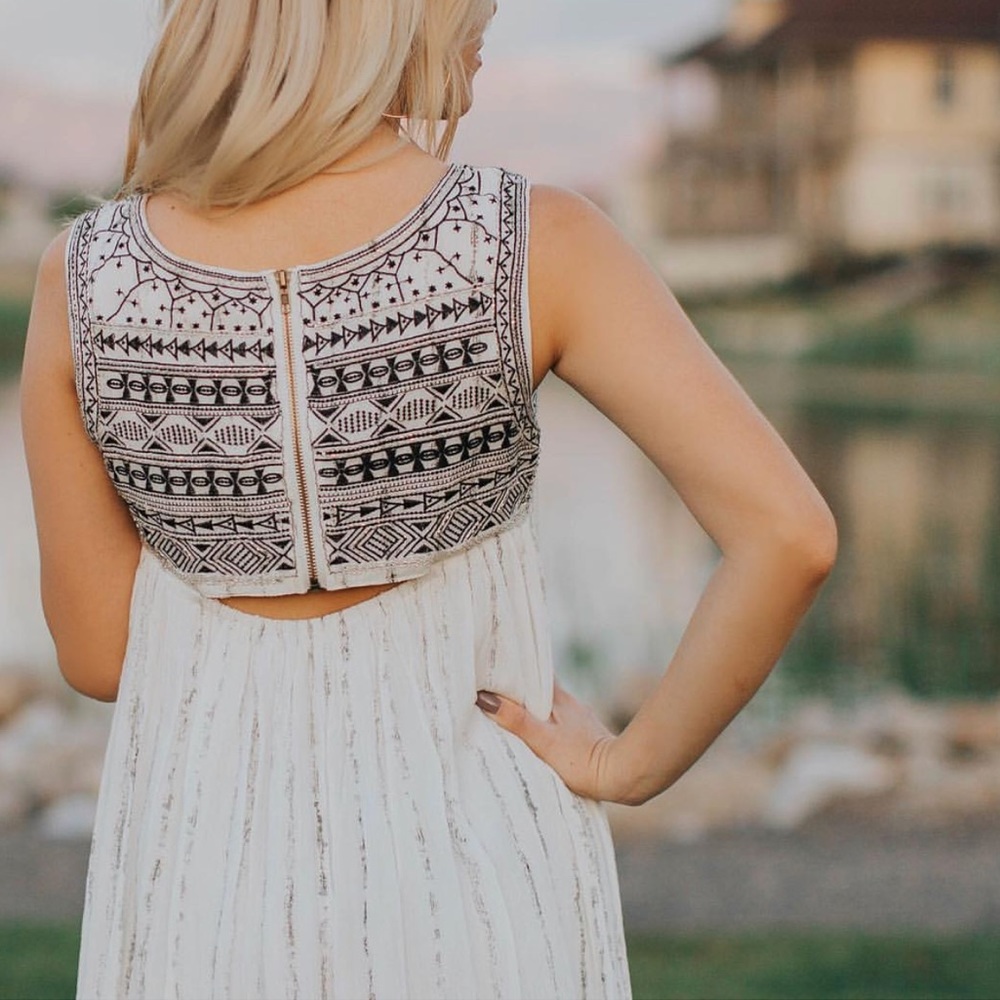Black and white detailed dress!